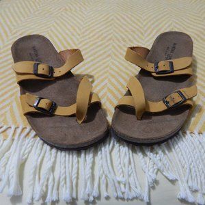 New! Marina Luna Leather Suede Sandals